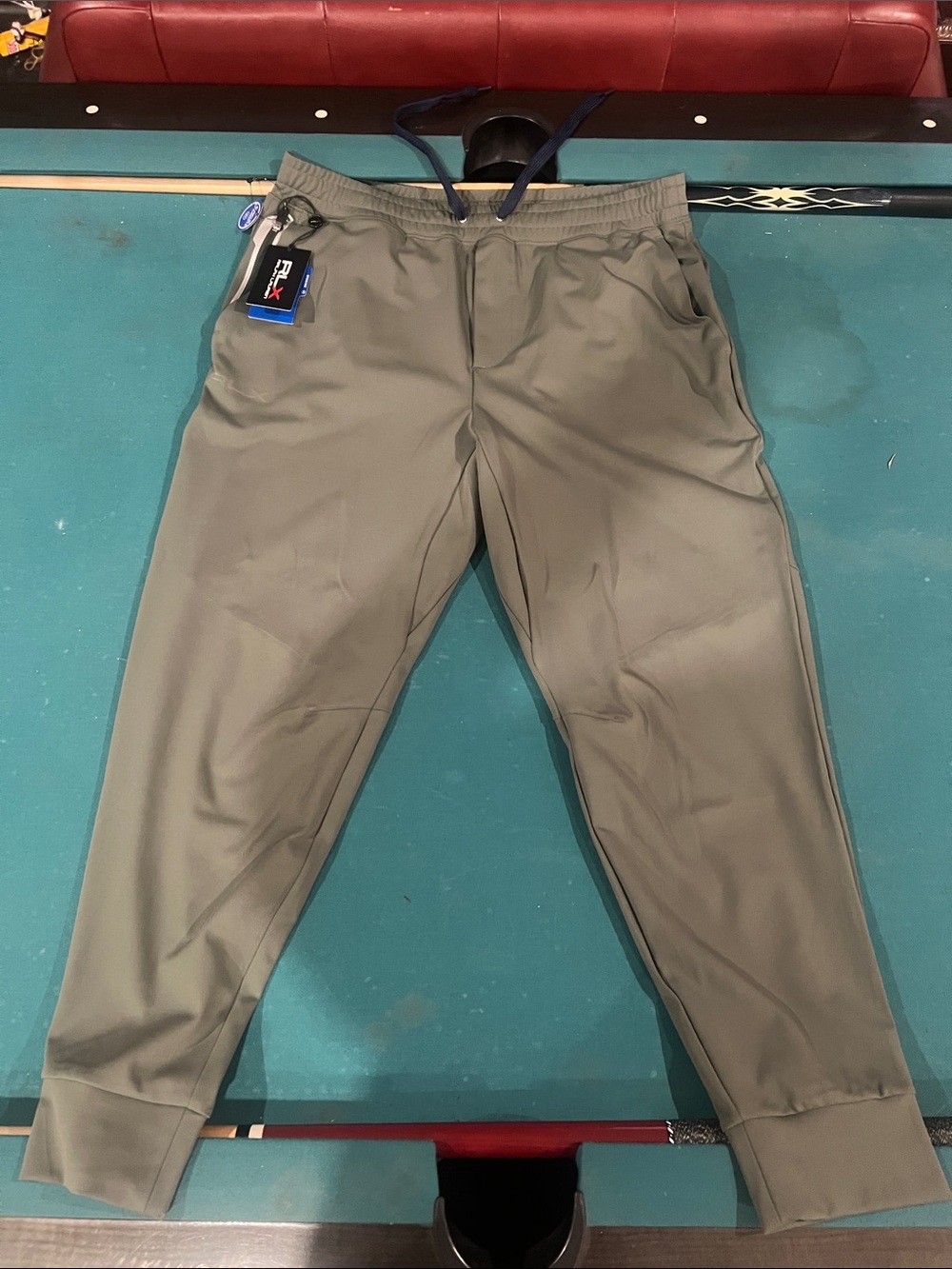 RLX Ralph Lauren Olive Green Performance Joggers